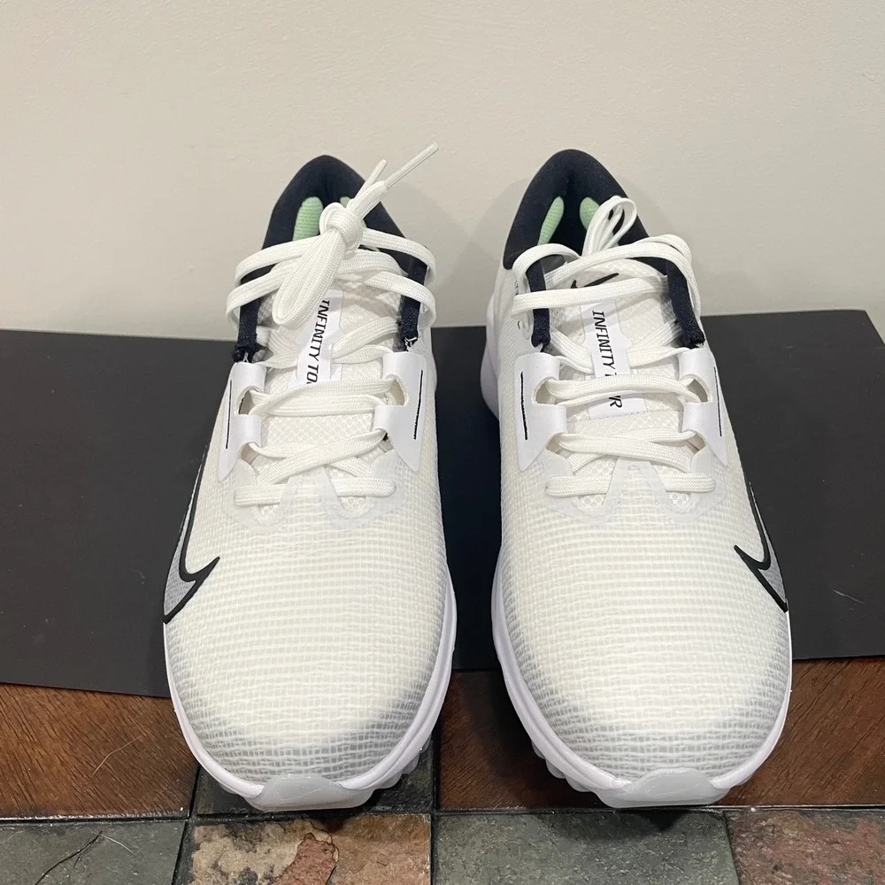 Nike Air Zoom Infinity Tour NEXT% 2 Golf Shoes White Black FD0218-100 Mens 6.5